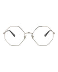 Chloé Womens Square/Rectangle Silver Silver Transparent Fashion Designer Eyewear Silver Silver Transparent