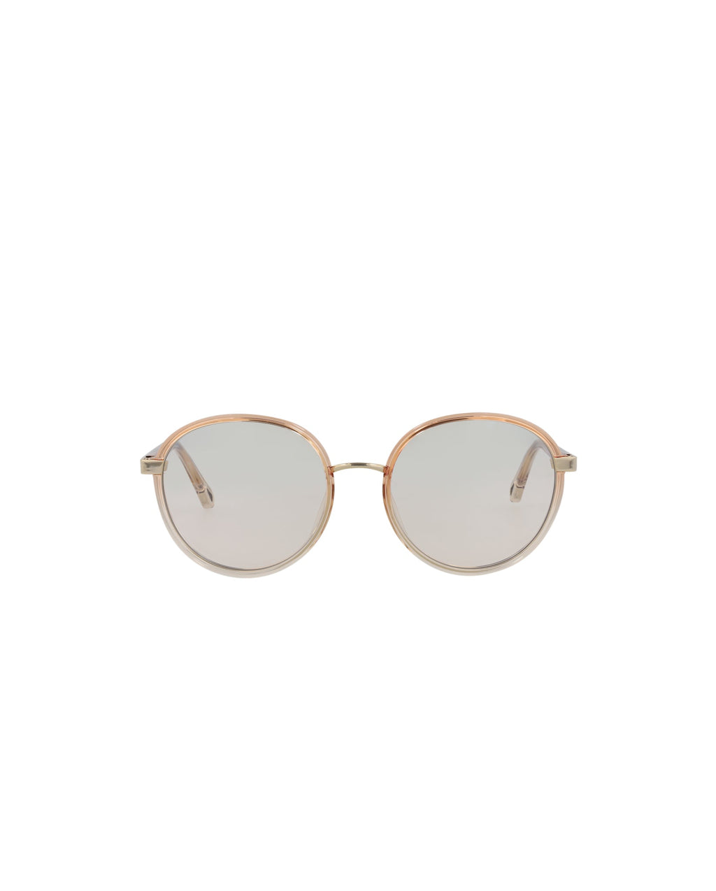 Chloé Womens Round/Oval Orange Orange Transparent Fashion Designer Eyewear