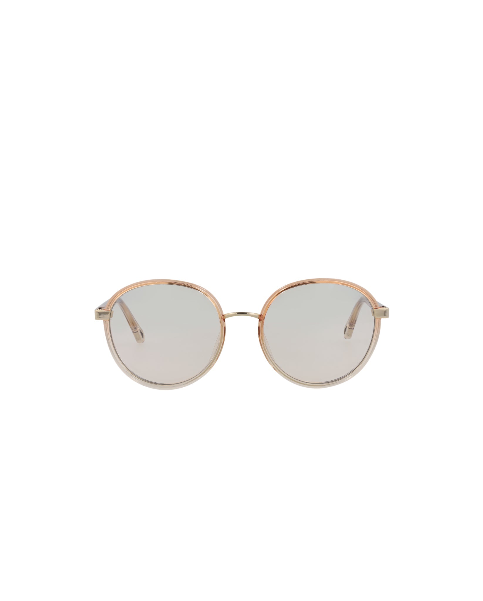 Chloé Womens Round/Oval Orange Orange Transparent Fashion Designer Eyewear