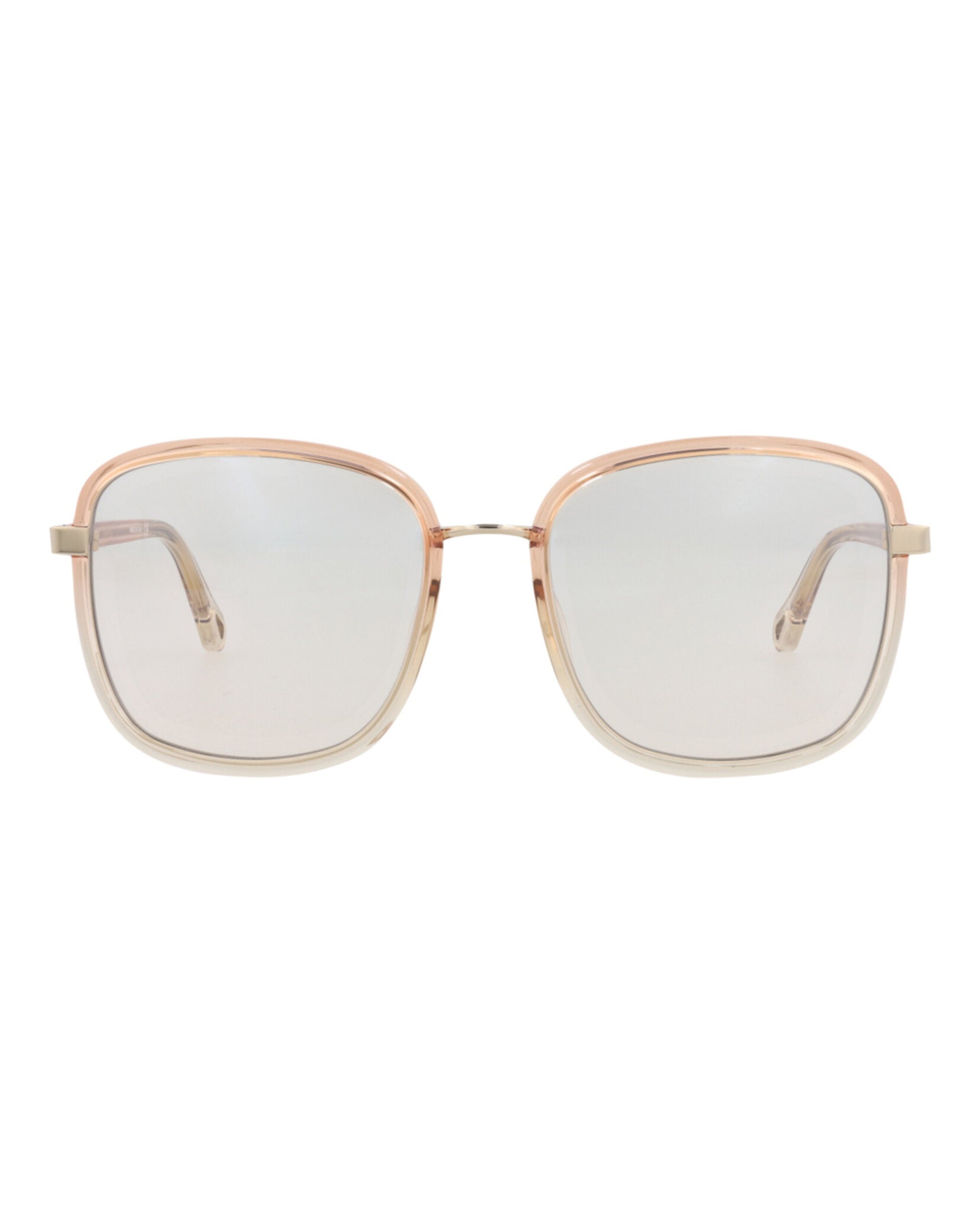 Chloé Womens Square/Rectangle Orange Orange Transparent Fashion Designer Eyewear