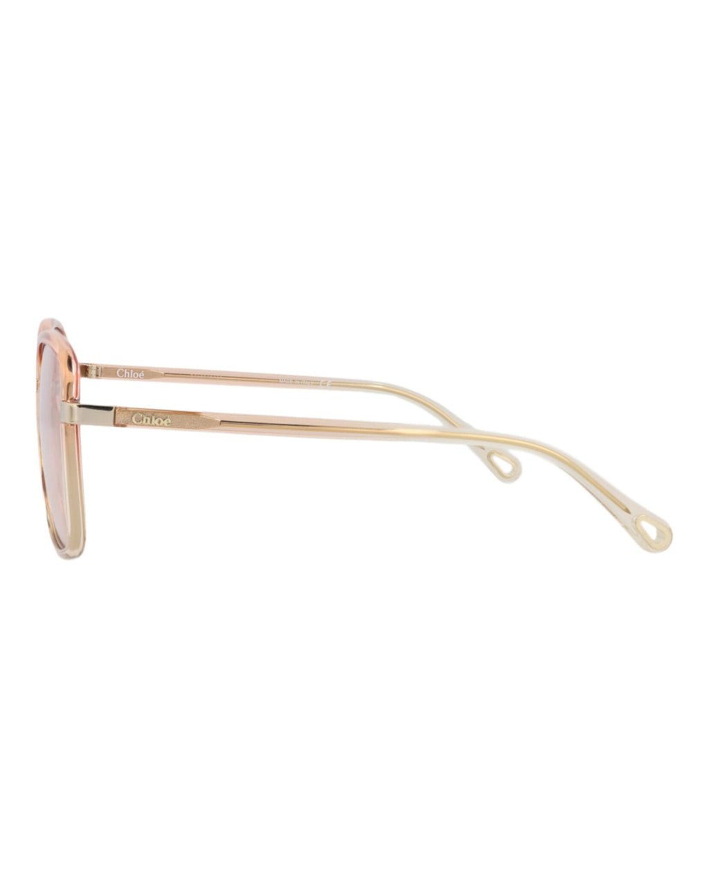 Chloé Womens Square/Rectangle Orange Orange Transparent Fashion Designer Eyewear