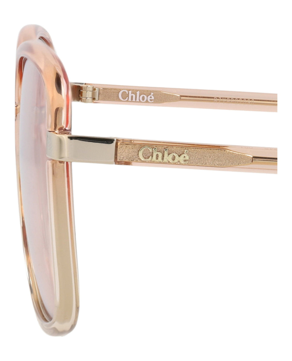 Chloé Womens Square/Rectangle Orange Orange Transparent Fashion Designer Eyewear