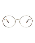 Chloé Womens Round/Oval Silver Silver Transparent Fashion Designer Eyewear