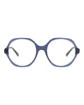 Chloé Womens Round/Oval Blue Blue Transparent Fashion Designer Eyewear