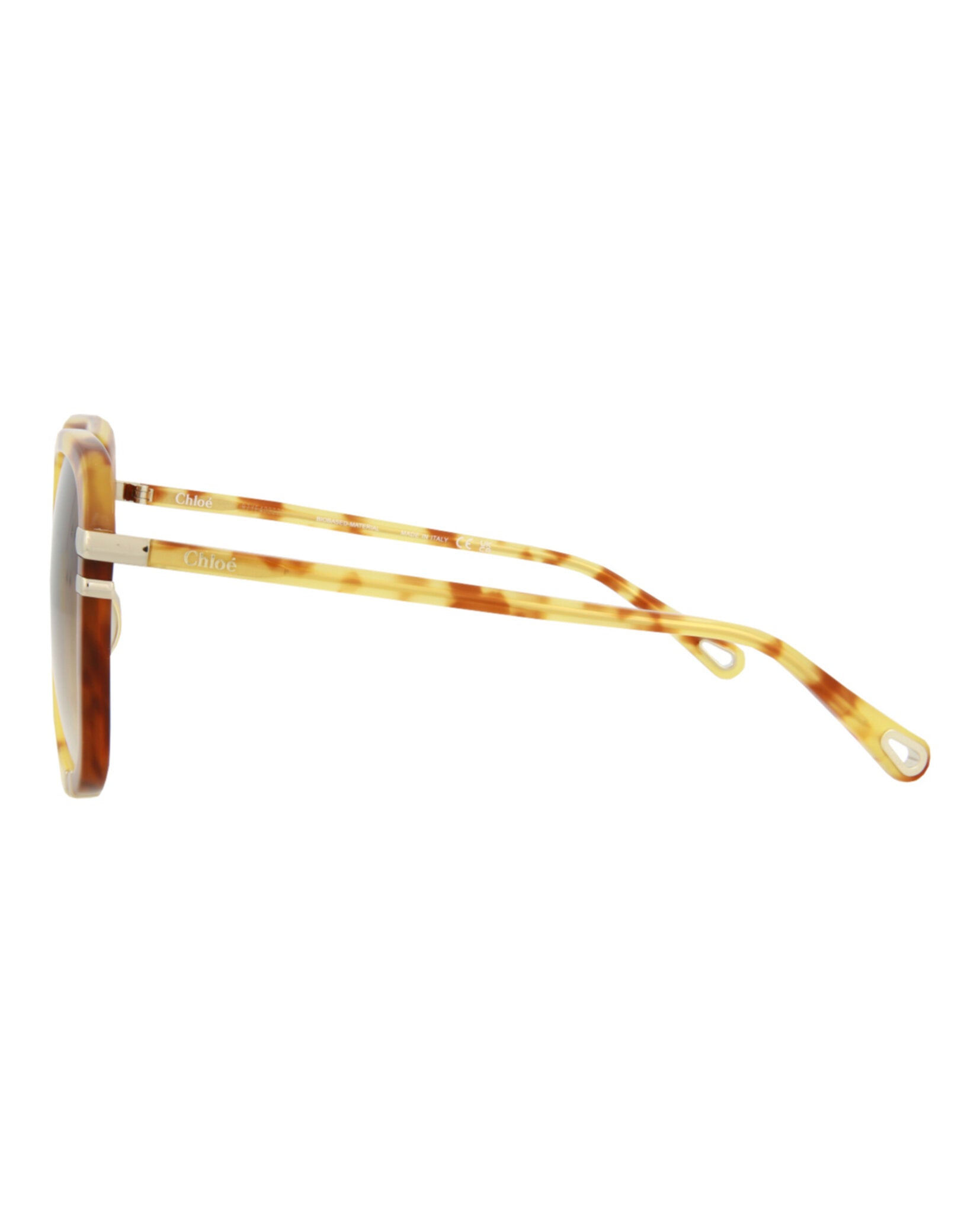 Chloé Womens Square/Rectangle Havana Havana Brown Fashion Designer Eyewear
