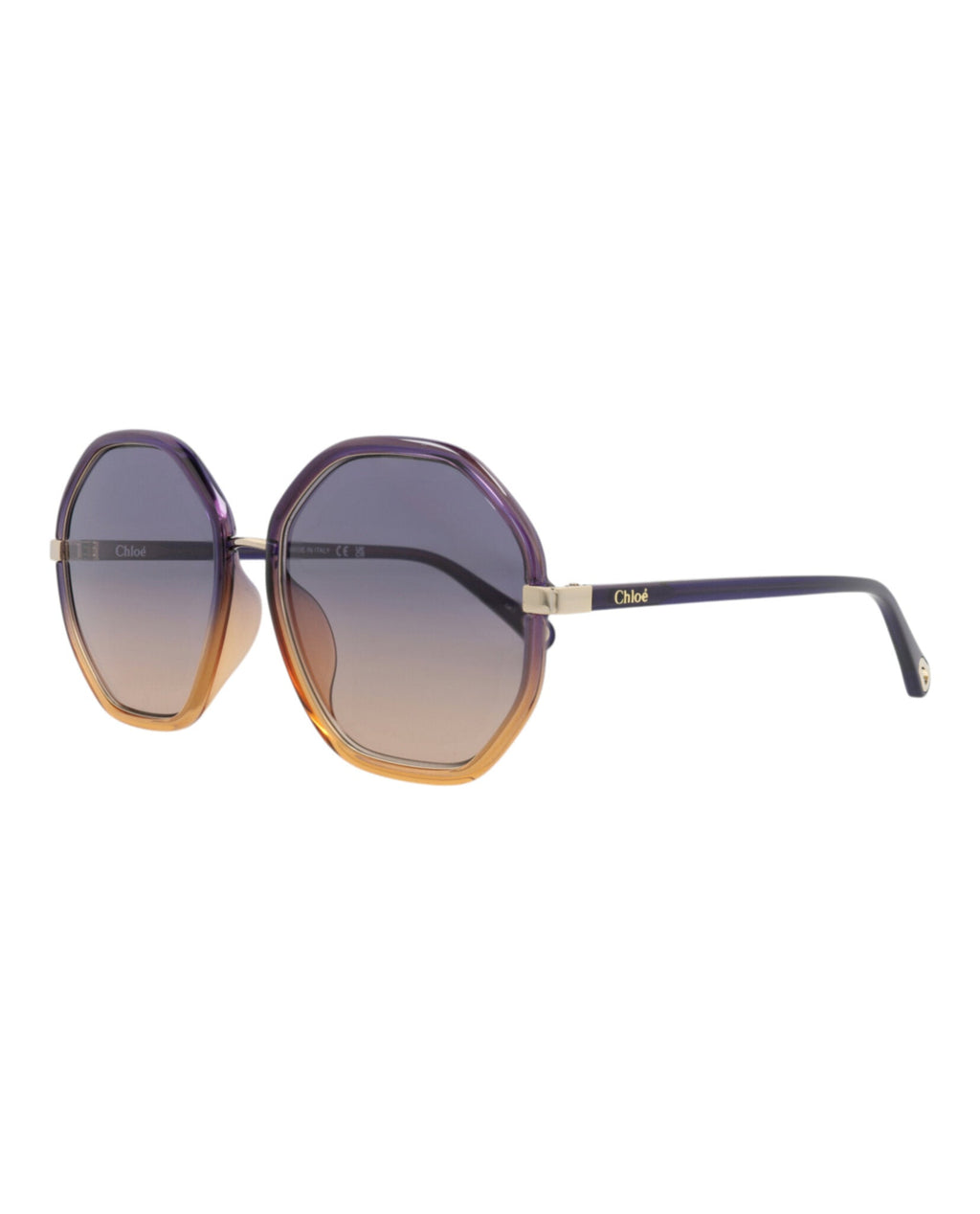 Chloé Womens Round/Oval Blue Blue Blue Fashion Designer Eyewear