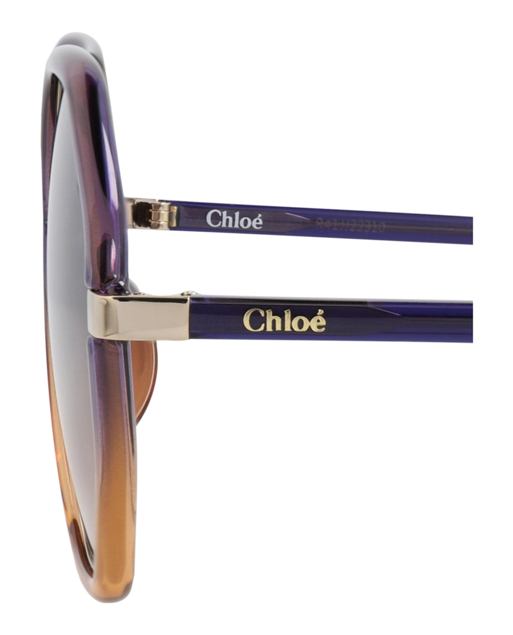 Chloé Womens Round/Oval Blue Blue Blue Fashion Designer Eyewear