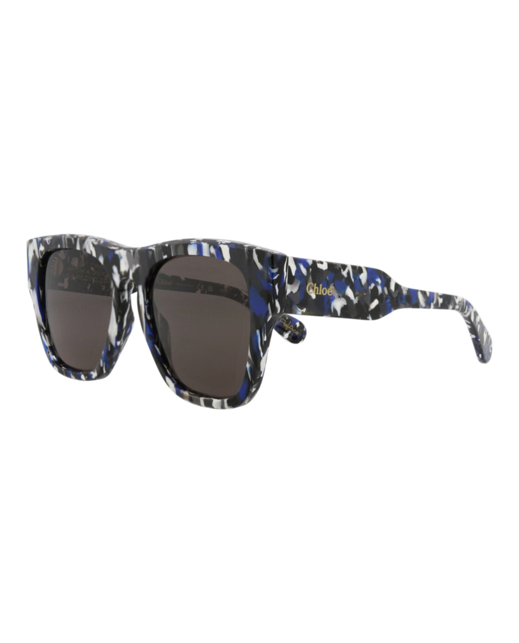 Chloé Womens Square/Rectangle Havana Havana Grey Fashion Designer Eyewear