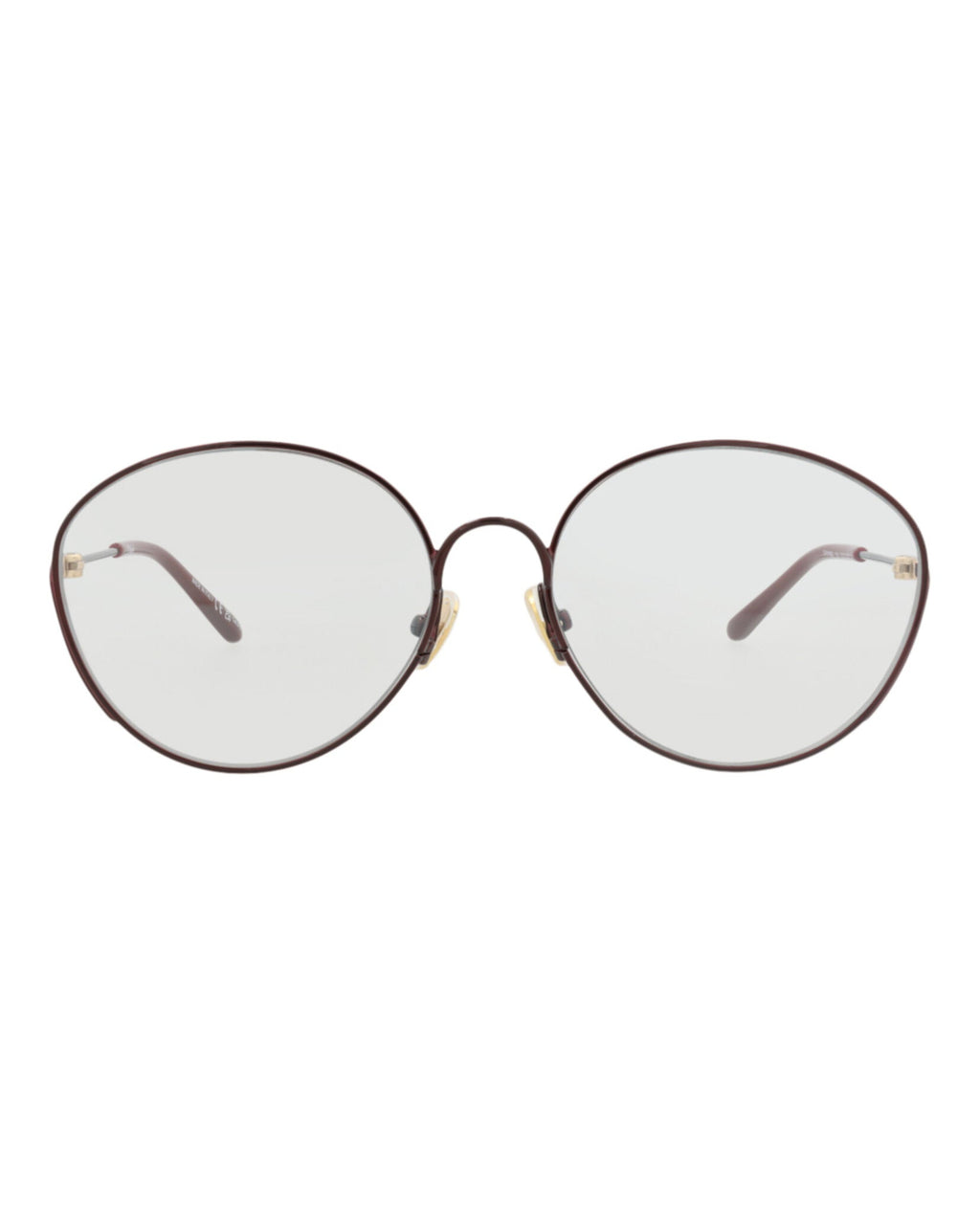 Chloé Womens Cat Eye Burgundy Burgundy Transparent Fashion Designer Eyewear