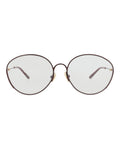 Chloé Womens Cat Eye Burgundy Burgundy Transparent Fashion Designer Eyewear