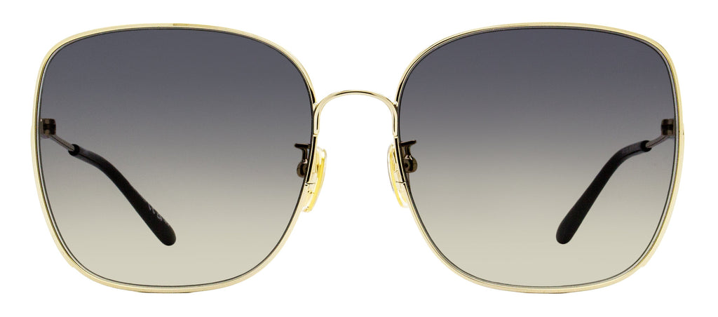 Chloe Square Sunglasses CH0170SA 001 Gold/Black 61mm
