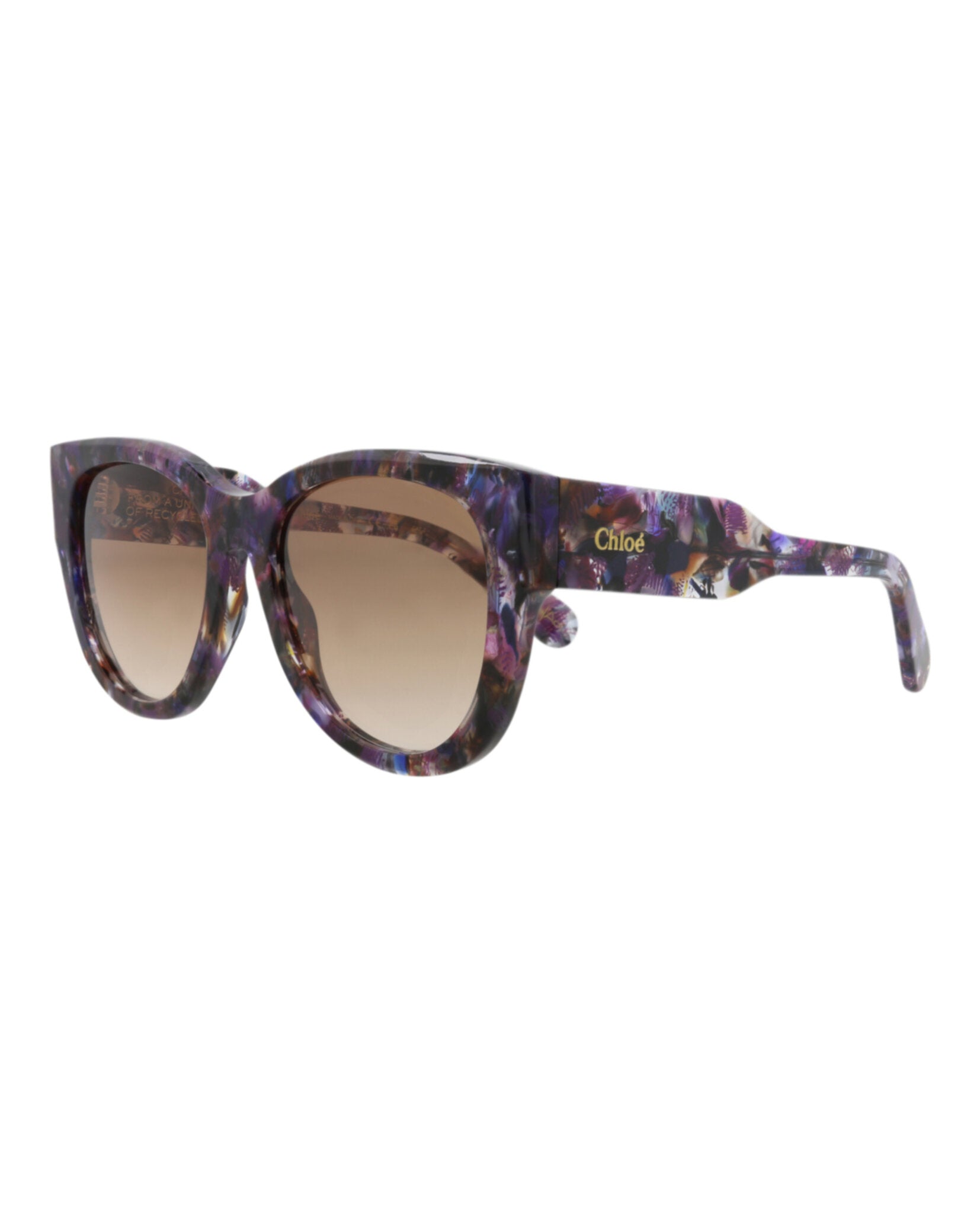 Chloé Womens Cat Eye Havana Havana Brown Fashion Designer Eyewear