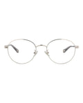 Chloé Womens Round/Oval Silver Grey Transparent Fashion Designer Eyewear