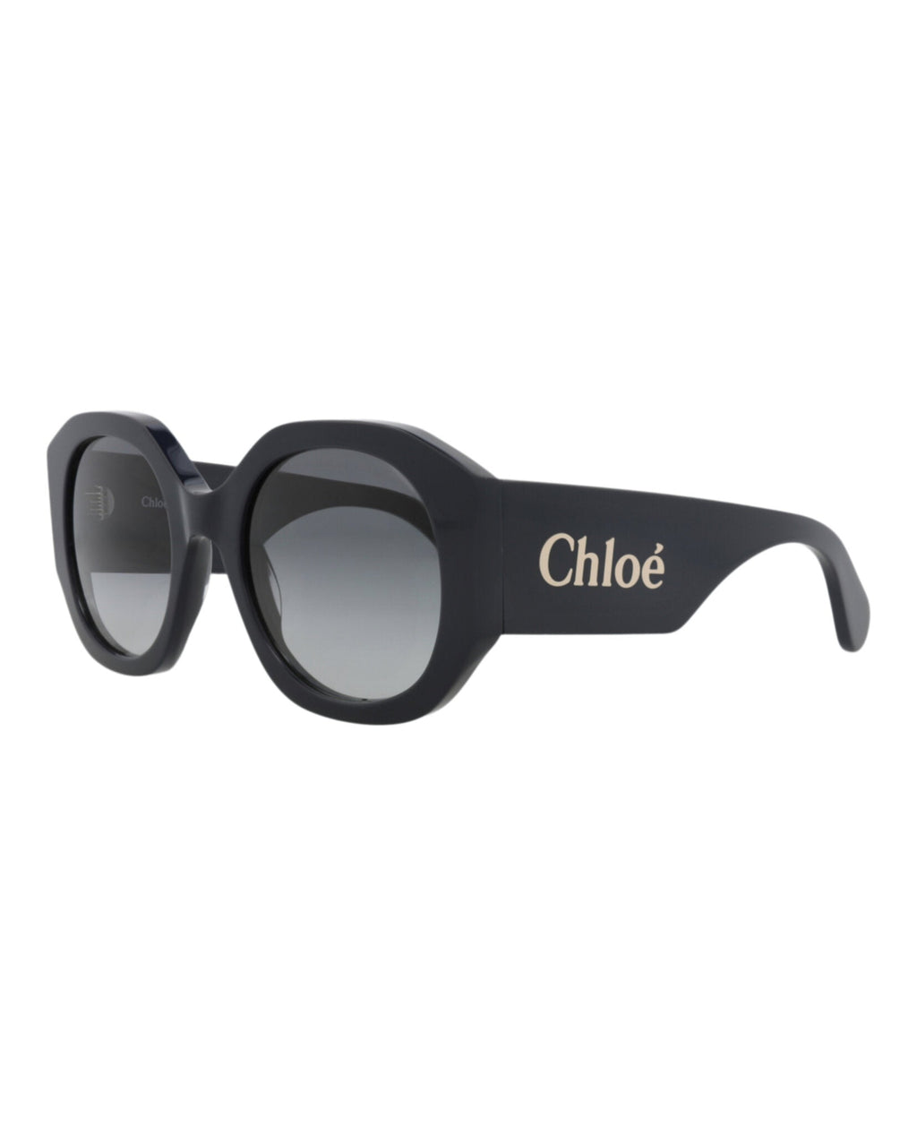 Chloé Womens Round/Oval Blue Blue Grey Fashion Designer Eyewear