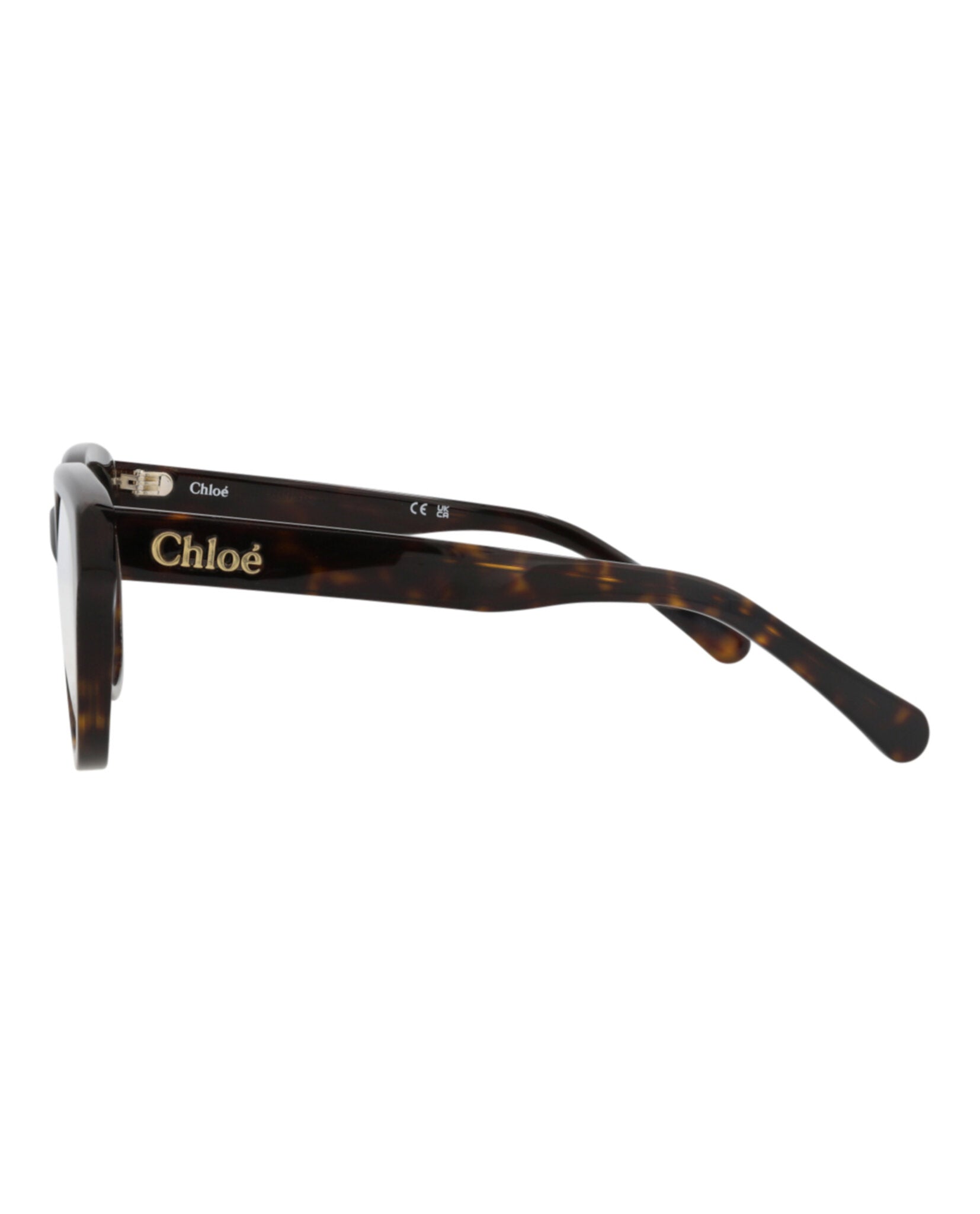 Chloé Womens Cat Eye Havana Havana Transparent Fashion Designer Eyewear