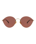 Chloé Womens Cat Eye Gold Gold Red Fashion Designer Eyewear