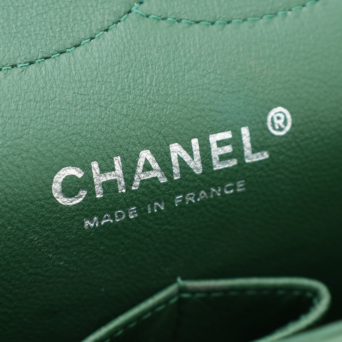 Chanel Olive CC Classic Double Flap Jumbo Bag
