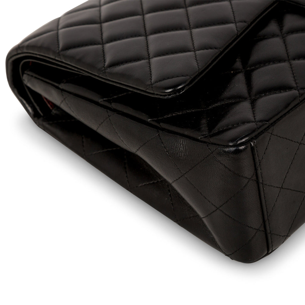 Chanel Classic Flap Bag - Black Maxi