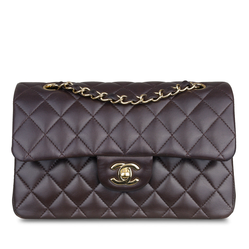Chanel Small Classic Flap Bag - Brown