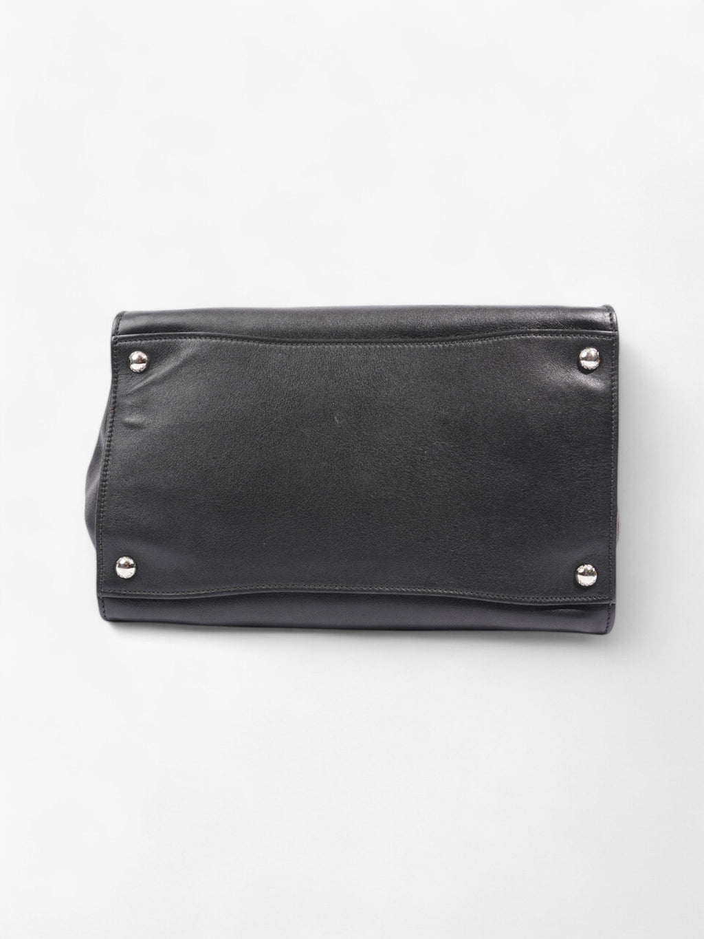 Prada Twin Pocket Tote Black Leather Medium