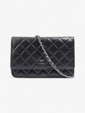 Chanel Wallet On Chain Black Lambskin Leather