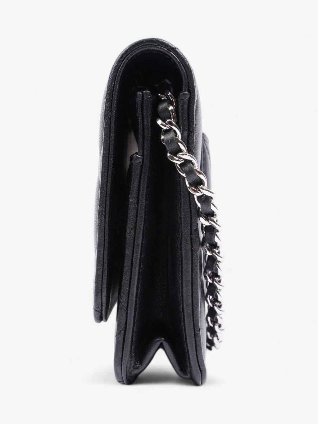 Chanel Wallet On Chain Black Lambskin Leather