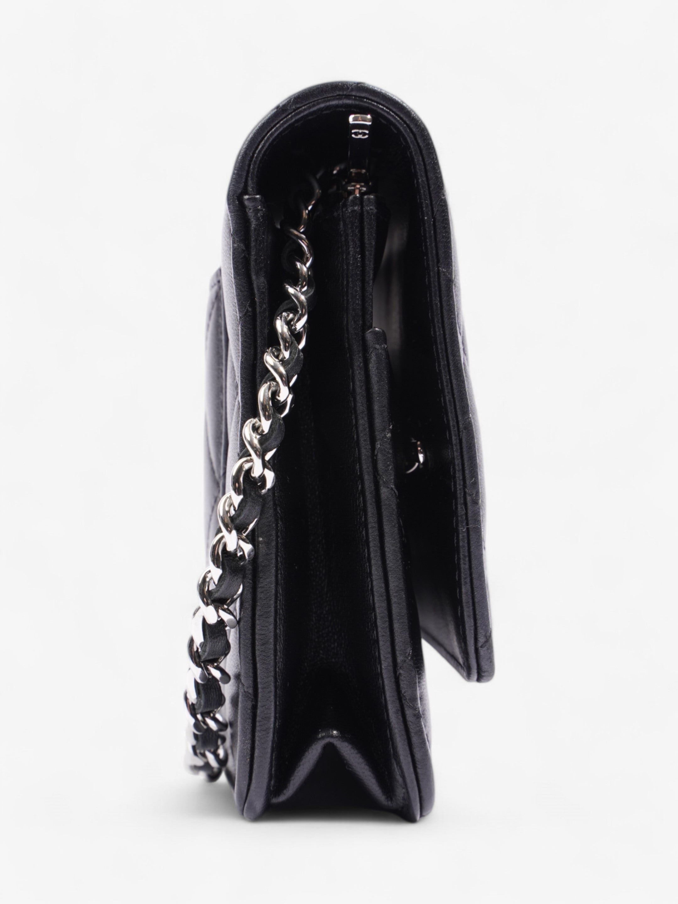 Chanel Wallet On Chain Black Lambskin Leather