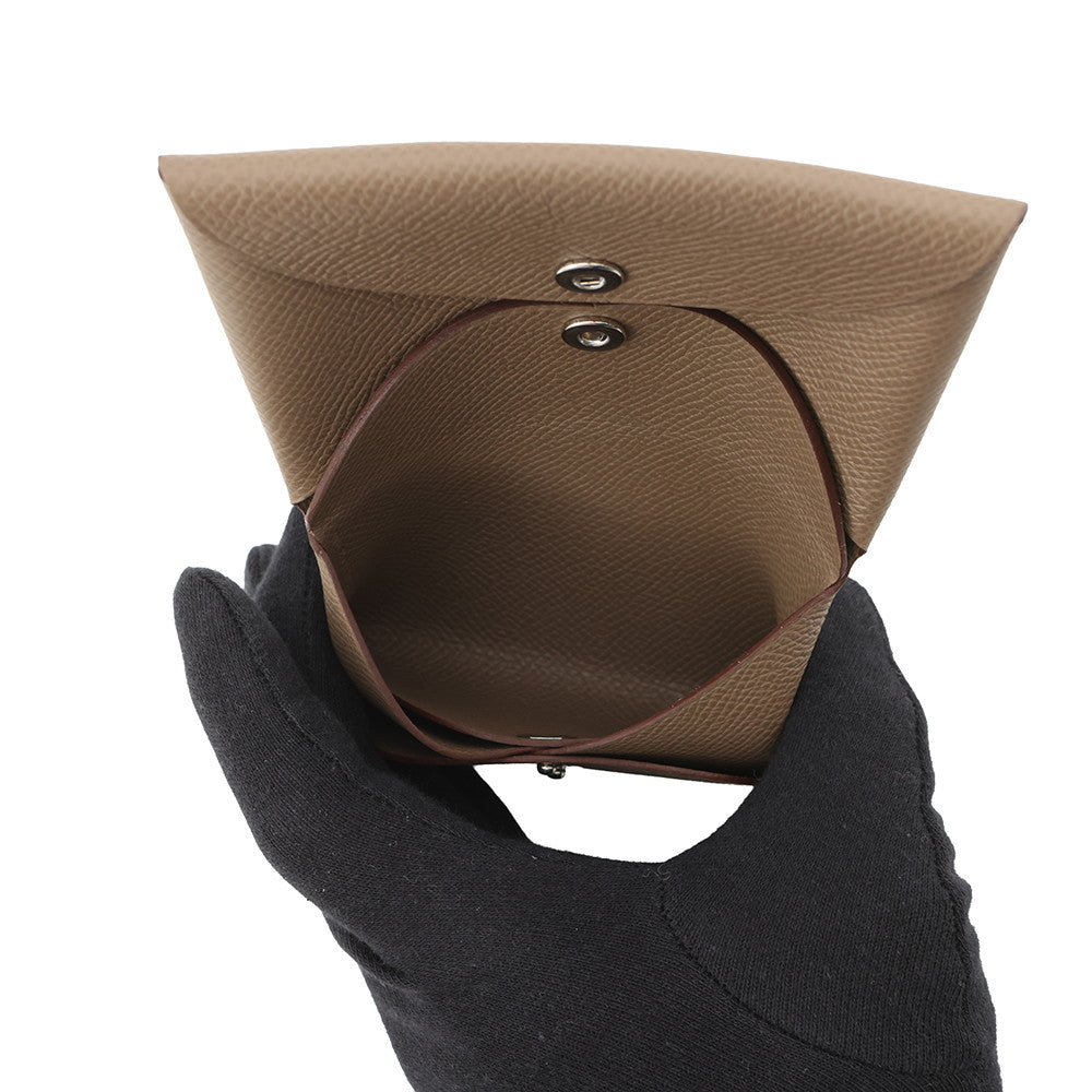 HERMES Calvi Duo Etoupe Epsom