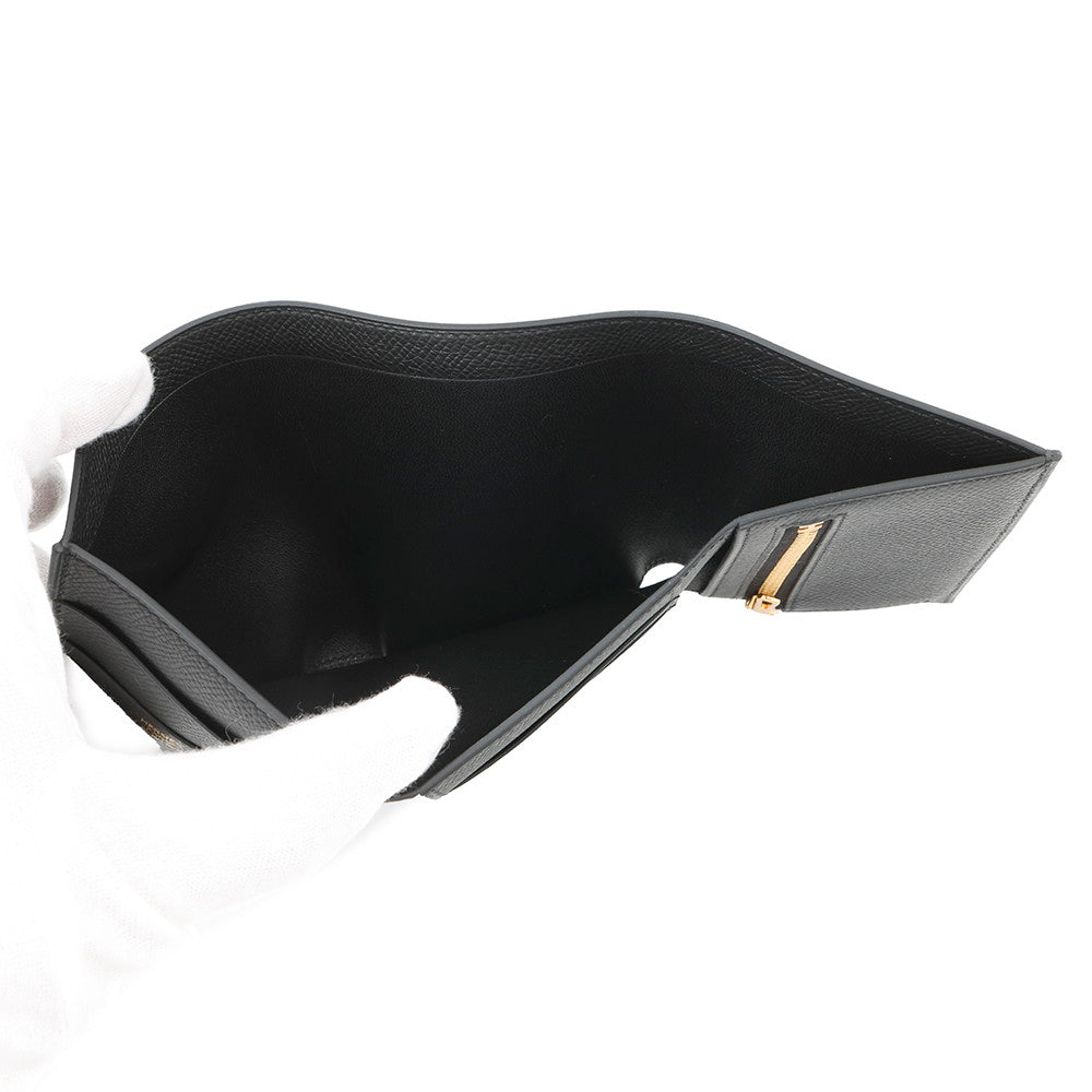 HERMES Bearn combine Black Epsom