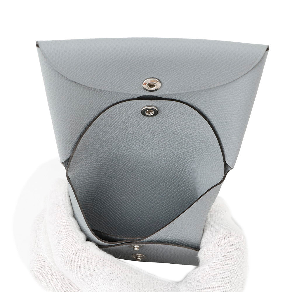 HERMES Calvi Duo Green Pantan Epsom