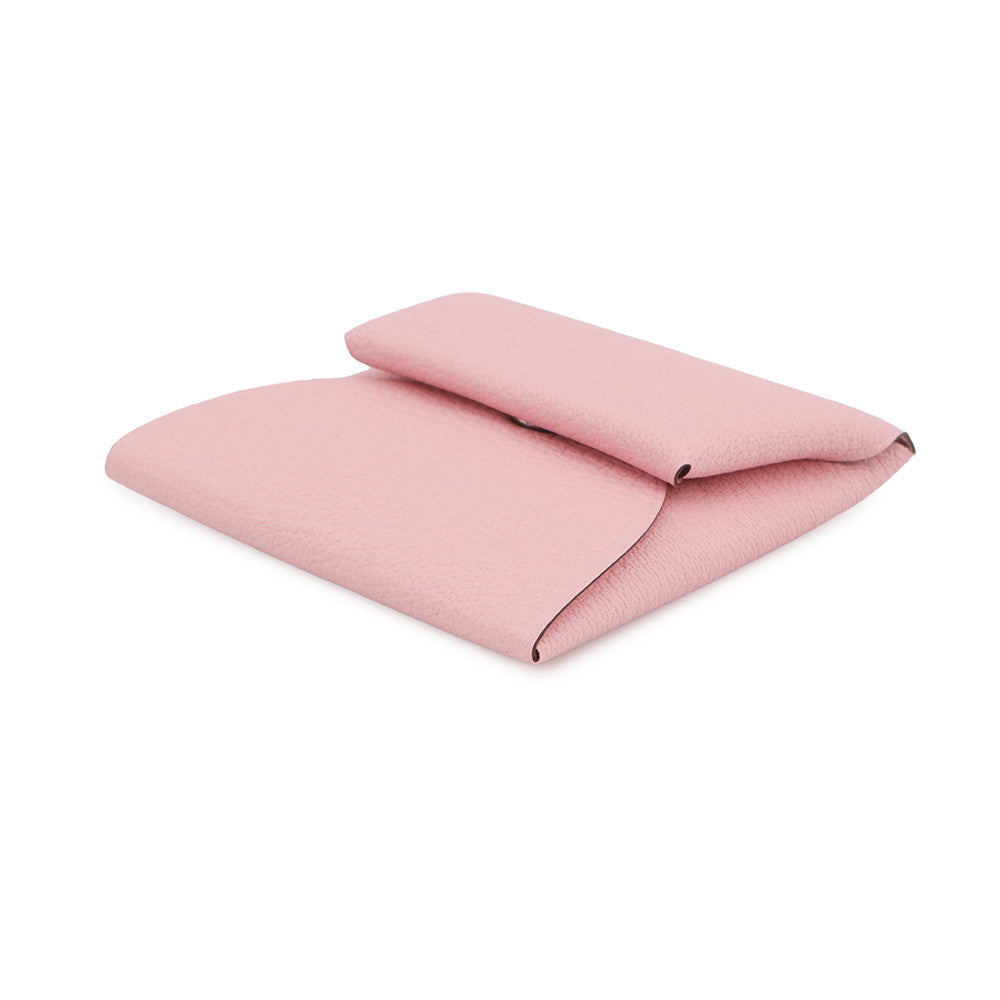 HERMES Bastia Rose Sakura Chevre Myzore Goatskin