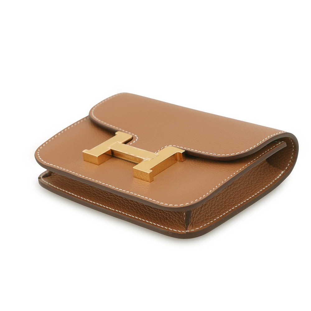 HERMES Constance Slim Gold Evercolor