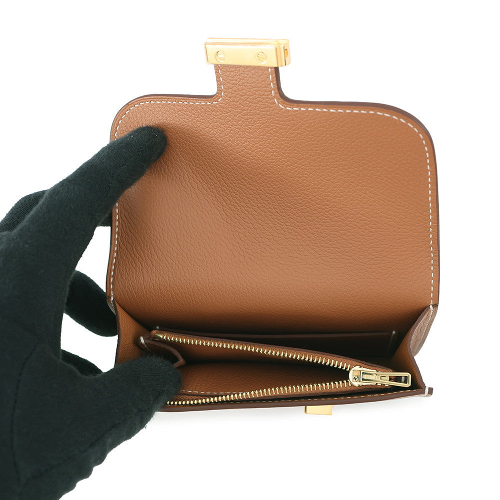 HERMES Constance Slim Gold Evercolor
