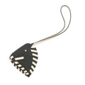 HERMES Cheval Tresse Bag Charm Black / Nata Epsom