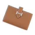 HERMES Bearn Mini Coin purse included Gold Veau Madame