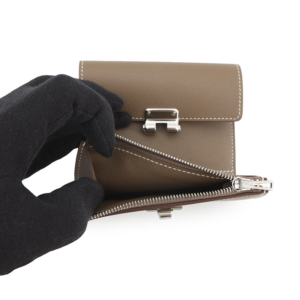 HERMES Charniere Etoupe Veau Madame