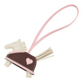 HERMES Rodeo Loveo Cool Craie/Terre/Rose Sakura Lambskin Swift Leather