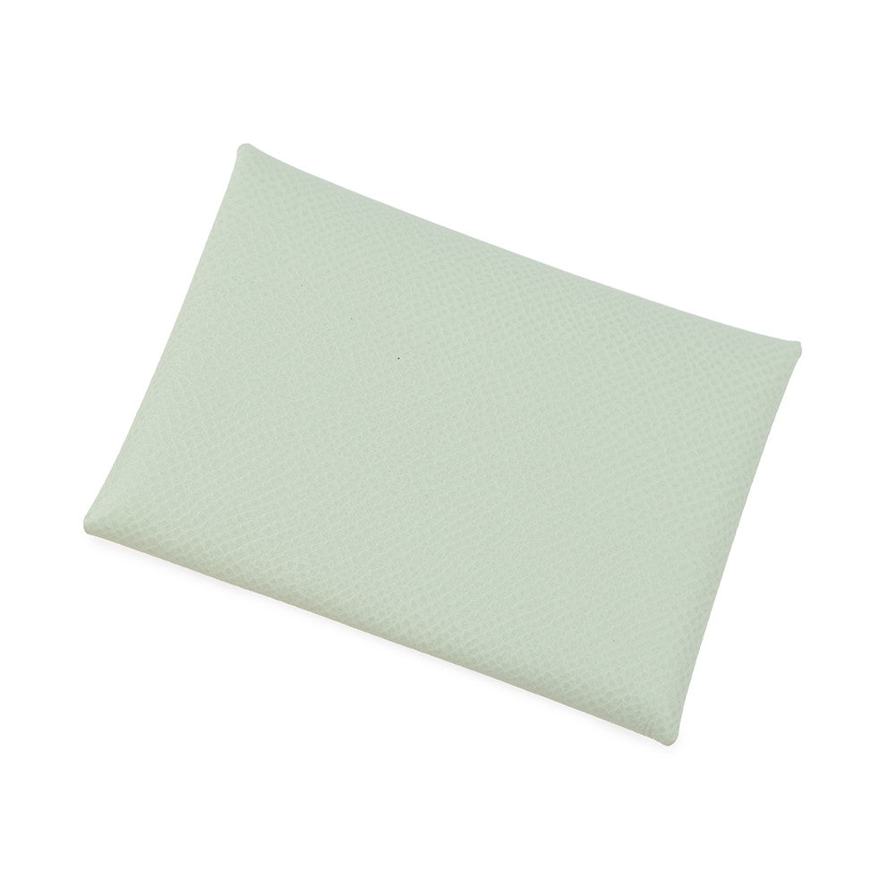 HERMES Calvi Duo Vert Fizz Epsom