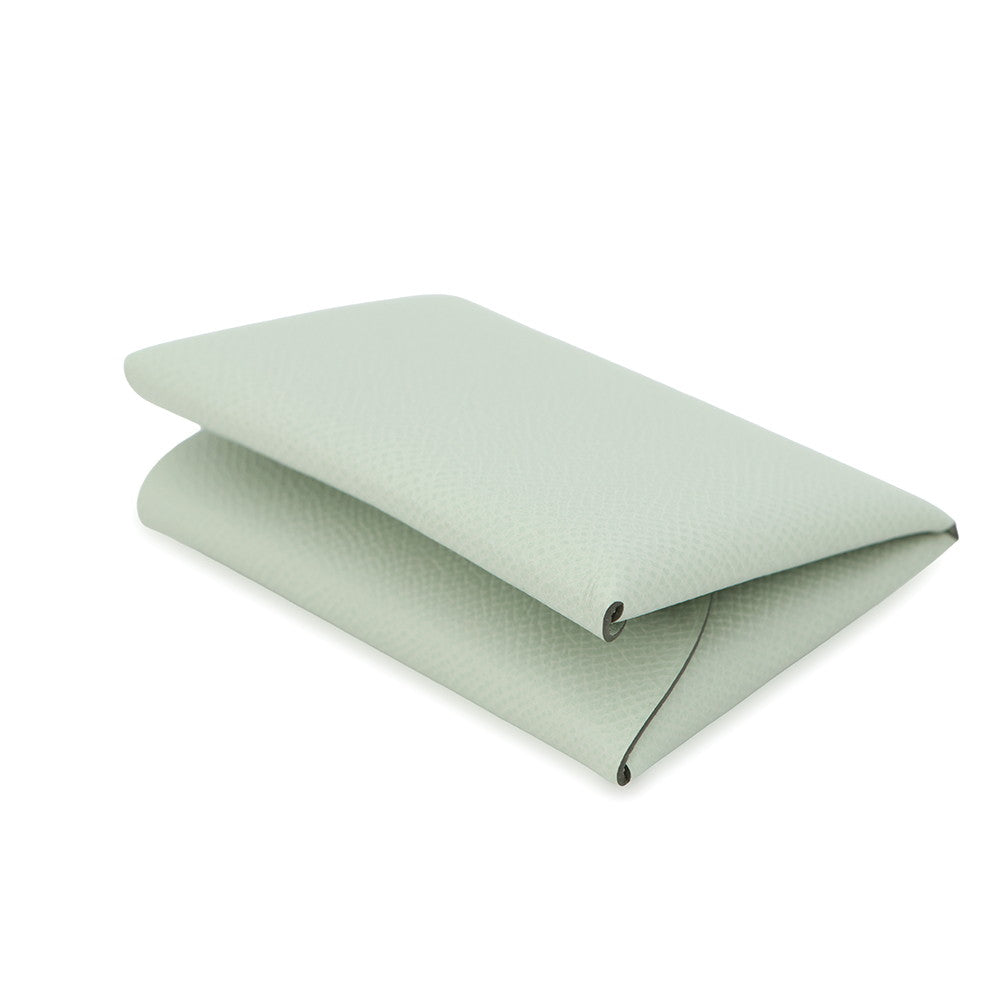 HERMES Calvi Duo Vert Fizz Epsom