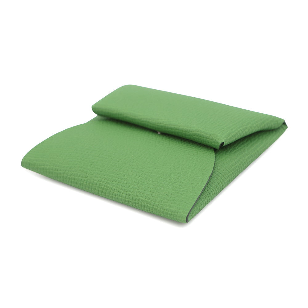 HERMES Bastia Vert Yucca Epsom