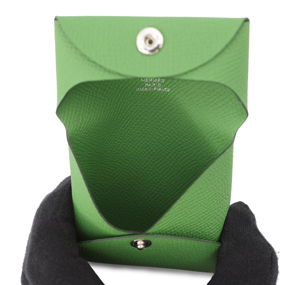 HERMES Bastia Vert Yucca Epsom