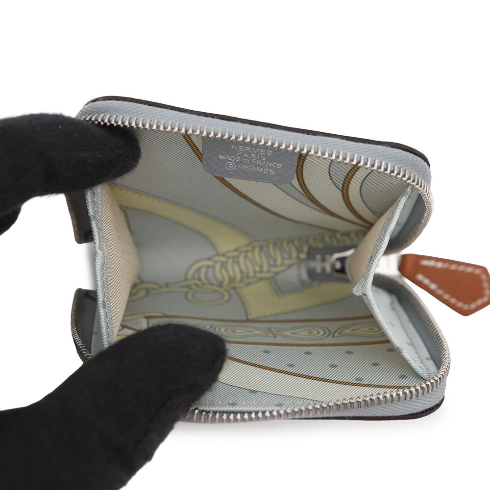HERMES Azap Compact Mini Green Pantan Epsom