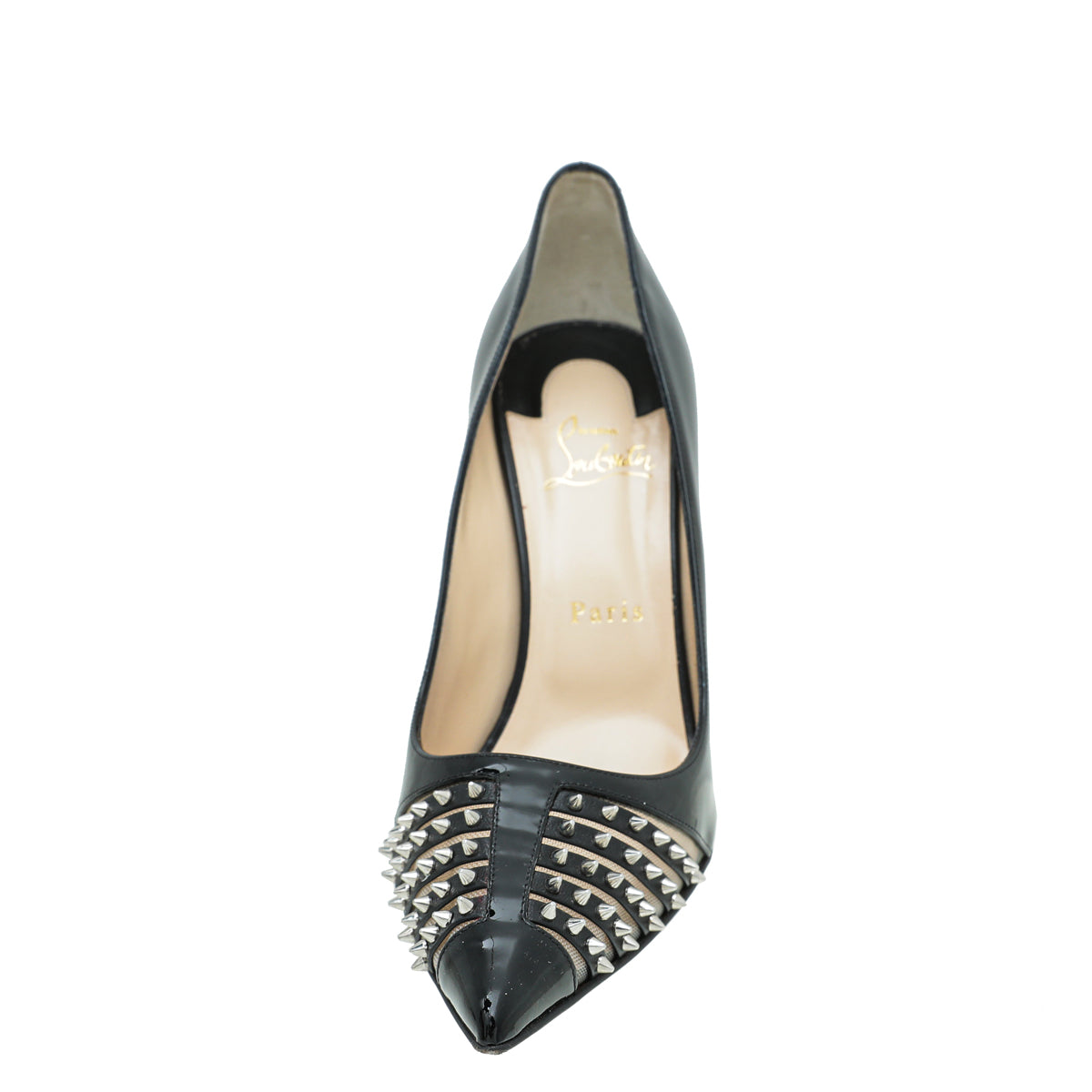 Christian Louboutin Black Bareta 100 Pump 40