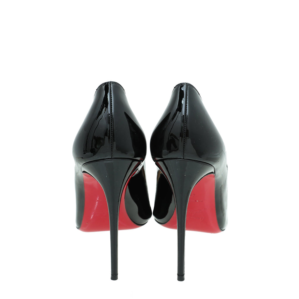 Christian Louboutin Black Bareta 100 Pump 40