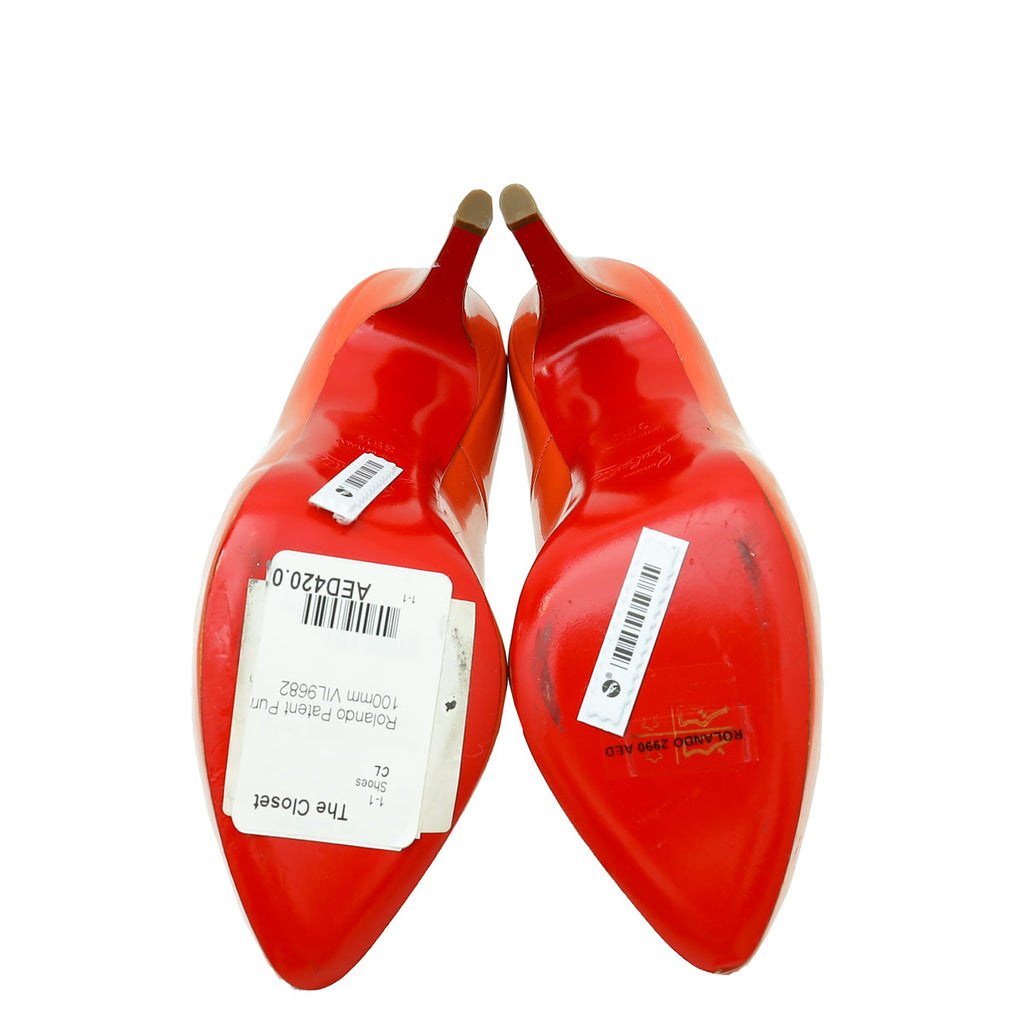 Christian Louboutin Coral Rolando 100mm Pump 35.5