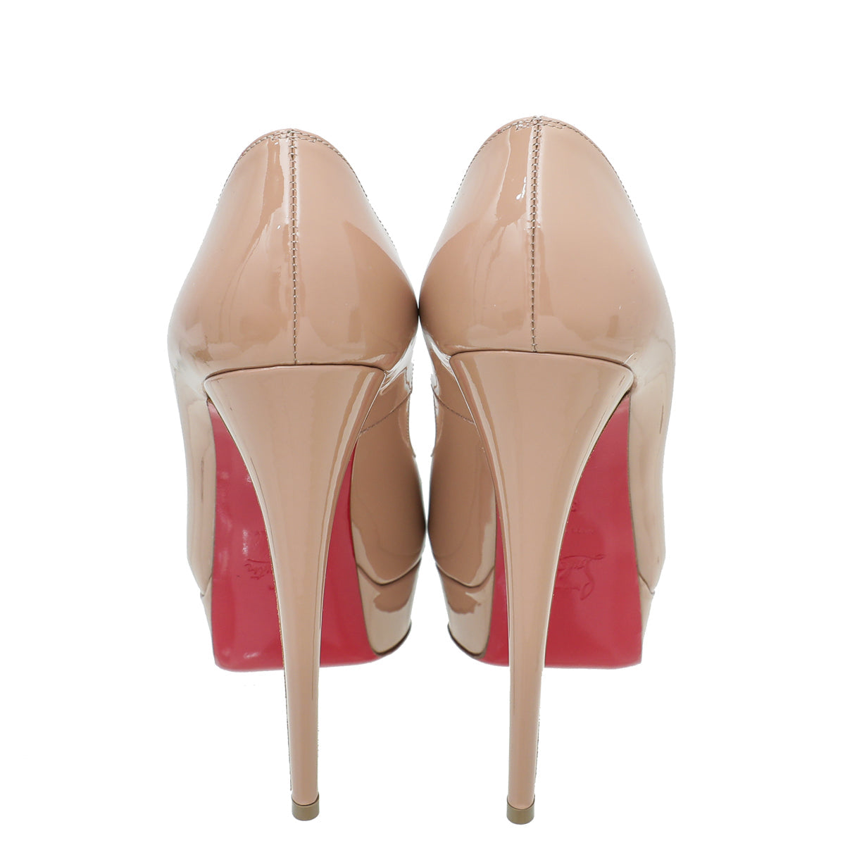 Christian Louboutin Nude Lady Peep 150 Pump 39.5