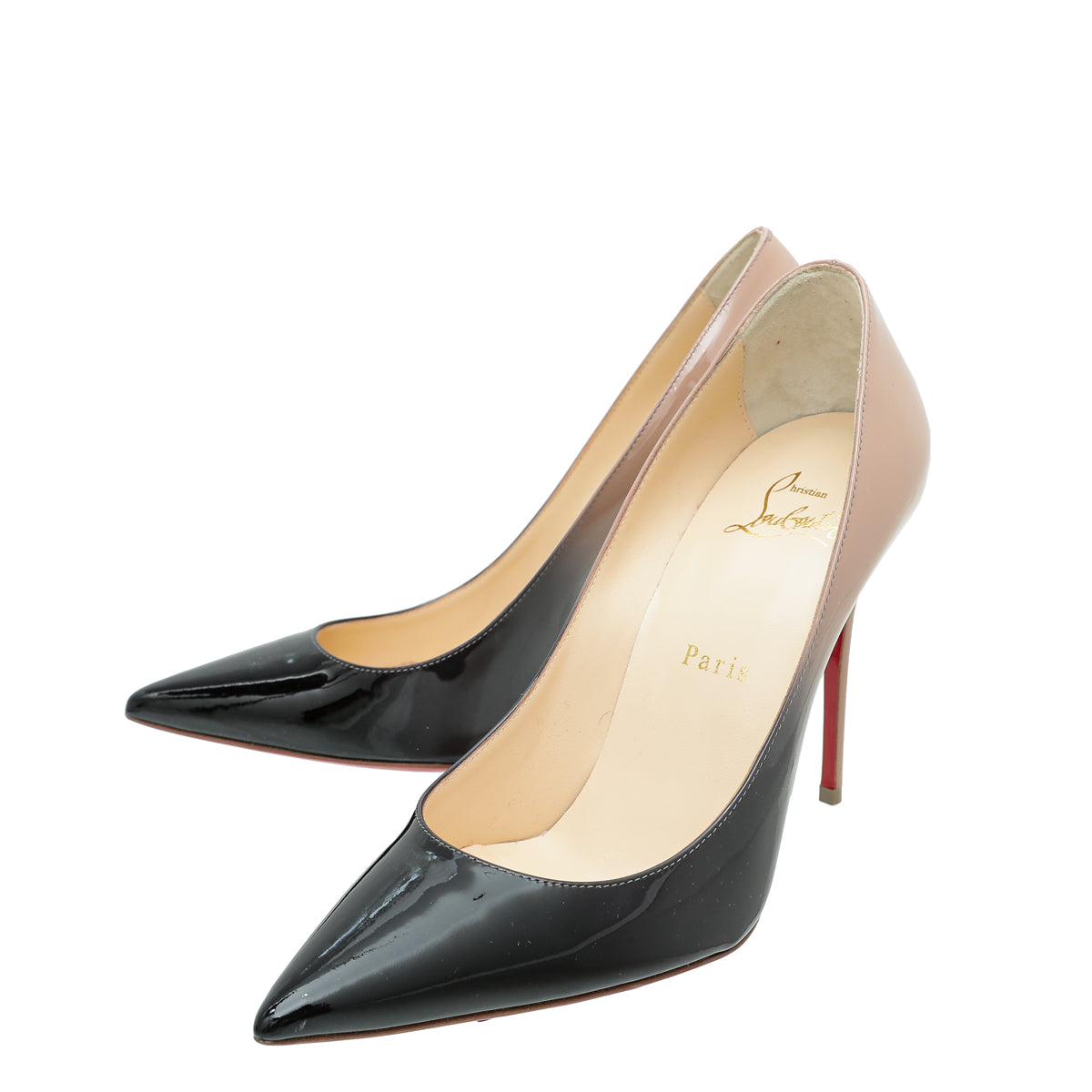 Christian Louboutin Bicolor Degrade Kate 100 Pump 38