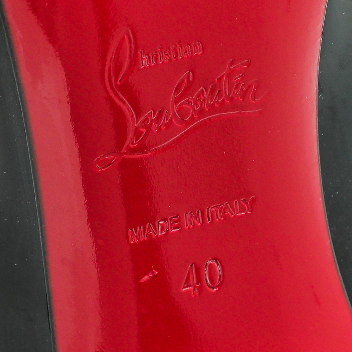 Christian Louboutin Black So Kate Pump 40