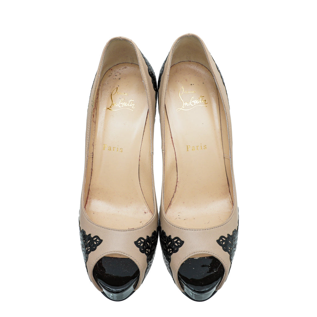 Christian Louboutin Bicolor Veramucha Pump 37.5