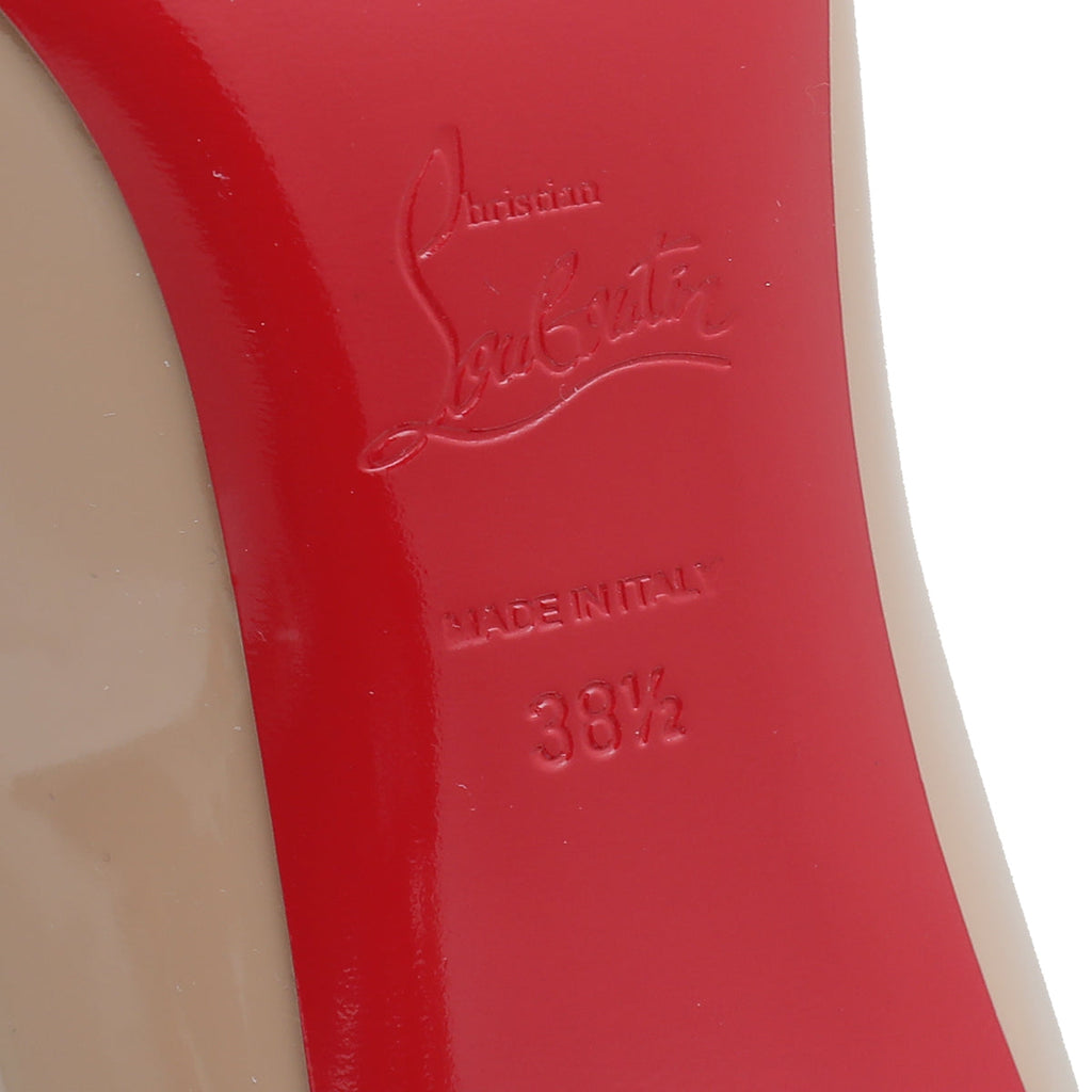 Christian Louboutin Nude Kate 70 Pumps 38.5